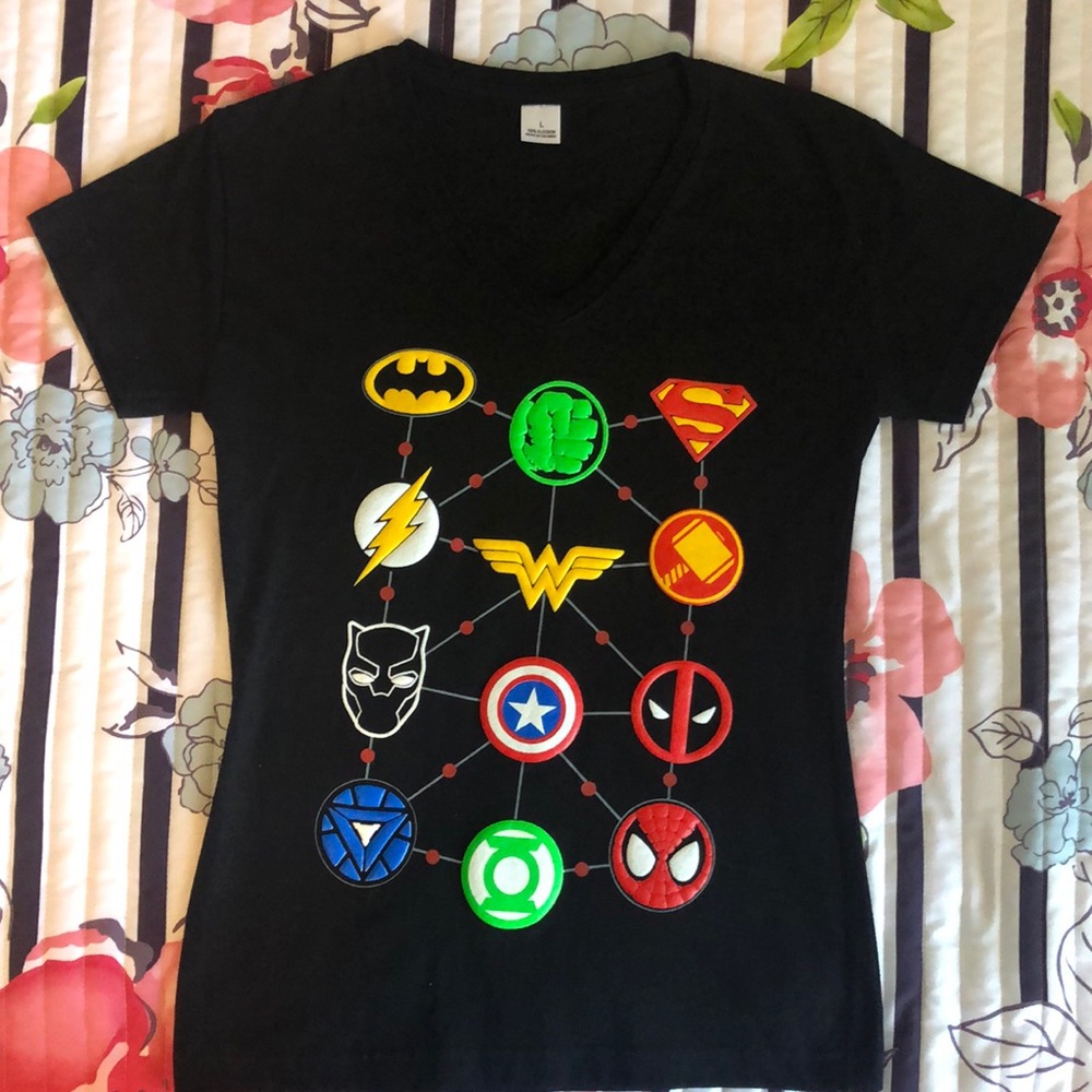 DC/Avengers Crossover Shirt